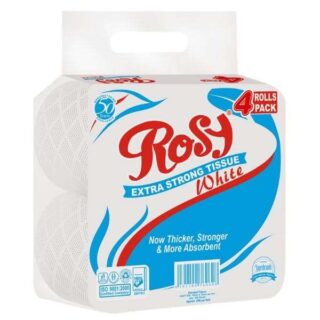 Rosy White Tissue Paper 4 Pack