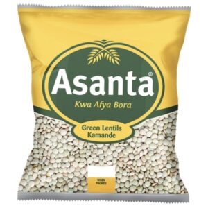 Asanta Green Lentils/kamande 1kg