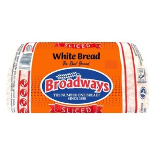 Broadways White Sliced Bread 600g