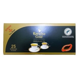Kericho Gold Kenya Black Tea 25 String & Tag Tea Bags