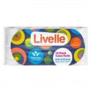 Livelle Toilet Roll 10pk
