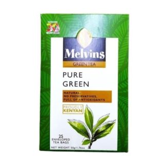Melvins Pure Green 25 Enveloped Tea Bags