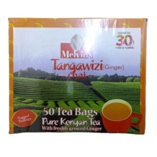 Melvins Tangawizi Chai 50 Tagged Tea Bags