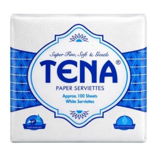 Tena White Serviette