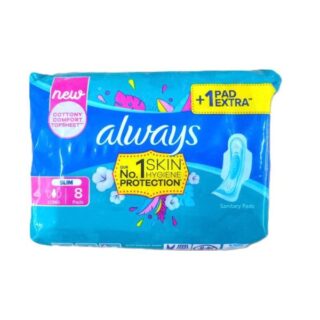 Always Slim Long Sanitary Pads 8pieces