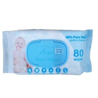 Aryuv Pure Water Baby Wipes 80pieces