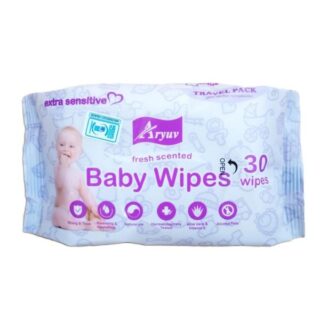 Aryuv Fresh Scented Baby Wipes 30pieces