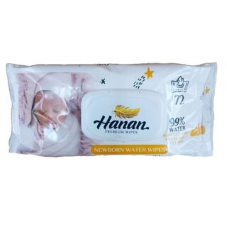 Hanan Newborn Water Wipes 72pieces