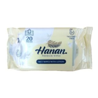 Hanan Wet Wipes With Lotion 20pieces