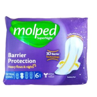 Molped Extra Long Sanitary Pads 6pieces