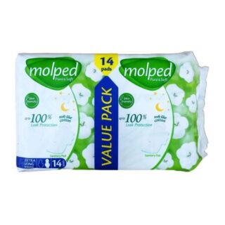 Molped Extra Long Value Pack Sanitary Pads 14pieces