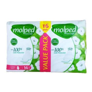 Molped Long Sanitary Pads 16pieces(value Pack)