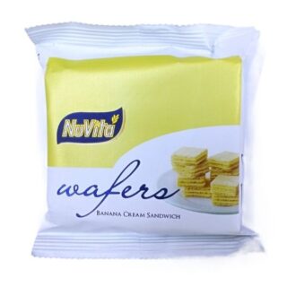 Nuvita Banana Cream Sandwich Wafers 50g