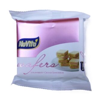 Nuvita Strawberry Cream Sandwich Wafers 50g