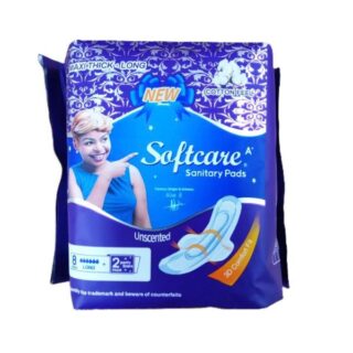 Softcare 8 Long Sanitary Pads + 2 Panty Liners